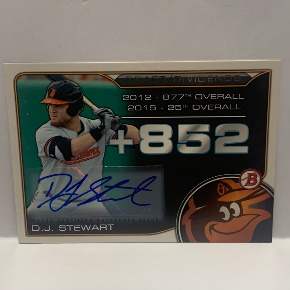 DJ Stewart Bowman 2015 Draft Dividends Autograph #DD-DST (MISC9) - Picture 1 of 2